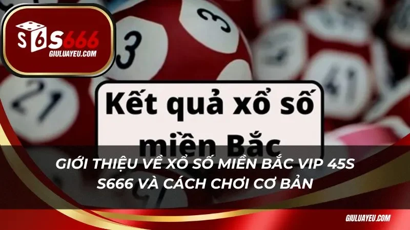 xổ số miền bắc vip 45s S666 Giới thiệu về xổ số miền bắc vip 45s S666 và cách chơi cơ bản